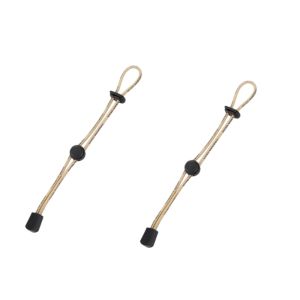 2PCS Outdoor Backpack Elastic Rope Fixed Buckle Camping Equipment Hiking Pole Fixing Tie Cord Rope External Buckle Packing Strap