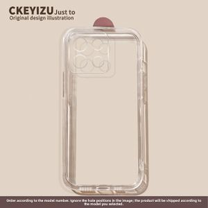 Xiaomi 14 Phone Case Cartoon Full Cover Anti-Fall Transparent Soft Silicone Youth Edition Panda Design Mobile Phone Protective Shell