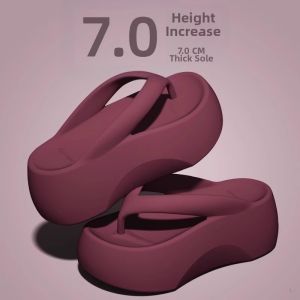 Platform Height Increasing Anti-Slip Flip Flop Sandals
