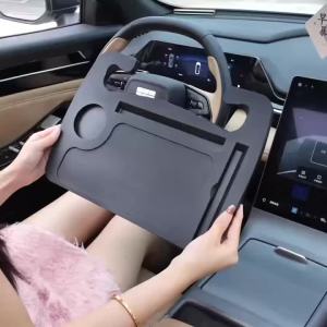 Khay Để Laptop Trên Xe Hơi Giá Đỡ Đa Năng Giá Để Bàn Ăn Trên Vô Lăng Giá Đỡ Khe Hở Ghế Hộp Đựng Đồ Hỗ Trợ Làm Việc Và Ăn Uống