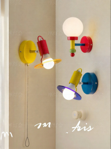 FANCY LAMP CLUB | Creative Color Collision Design Bedside Wall Light