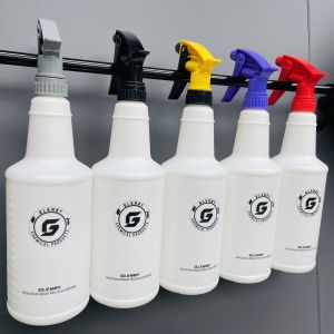 รถ Ultra-fine Water Mist ทรงกระบอกสเปรย์ขวด HDPE สเปรย์ทนสารเคมี Auto Wash รดน้ําHeavy Duty สเปรย์ขวด