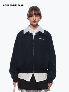 ANN ANDELMAN | New Design 2026 Year Fake Two Pieces Placket Collar Jacket