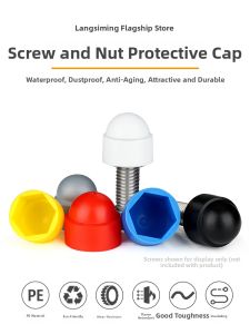 LANGSIMING | Hex Bolt Waterproof Rustproof Decorative Protection Cap