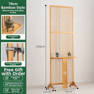 ZHUTING | Shielding Dividing Storage Bamboo Screen