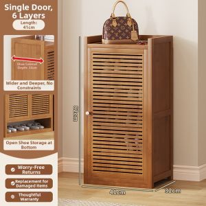 German Steel Shoe Cabinet Large Capacity Home Integrated 1pc