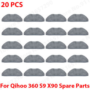 Phụ Kiện Thay Thế Máy Hút Bụi Robot Qihoo 360 S9 X90 - Bàn Chải Bên Chính Bộ Lọc HEPA Vải Lau Nhà Phụ Tùng Thay Thế