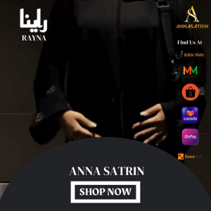 Abaya Rayna in Black