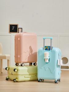 New Mens Ice Cream Large Capacity Trendy Luggage Suitcase 28 Inch Travel Bag with Password Lock Universal Wheel Spinner