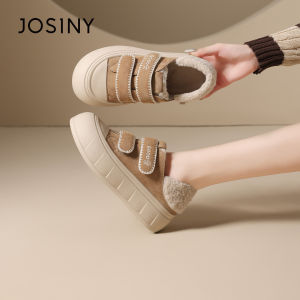 Josiny | Warm Lined Fluffy Casual Shoes Thick Soft Bottom