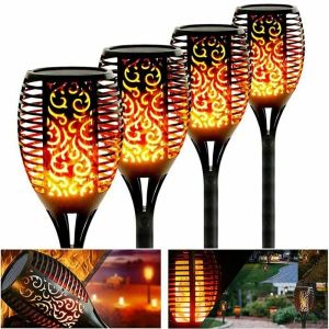 Christmas Solar Flame Lamp: A Perfect Addition to Your Outdoor Decor