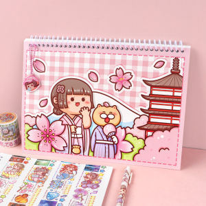 [Ready Stock] Little Mochi Sticker Book Reusable Blank Sticker Book A5