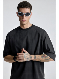 BODYDREAM | Bamboo Linen T-Shirt for Men Sports Loose Short Sleeve Reflective Logo