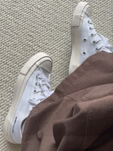 VEEMES | Couple White Canvas Shoes