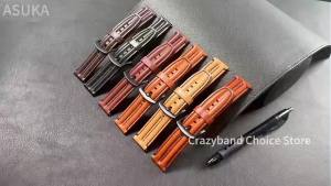 Genuine Cowhide Leather Band for Samsung Galaxy Watch 8 Classic 40 44mm46mm BrownBlack Strap for 7 Ultra 47mm Business Bracelets
