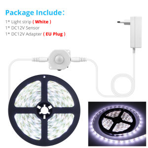 Smart PIR Motion Sensor LED Strip Light SMD 2835 Delay Time Adjustable IP65 Waterproof DIY Cuttable Tape For Bedroom Cabinet
