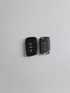 Car Silicone Key Case Cover for VW Volkswagen Golf 7 MK7 Tiguan MK2 T-roc T-cross Skoda Octavia Kodiaq Karoq Seat Ateca Leon Fob