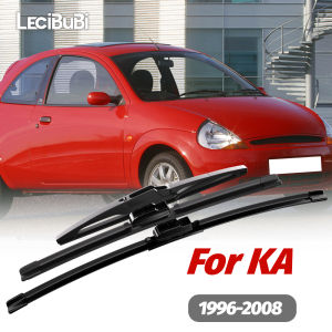 1set Front & Rear Windshield Wiper Blades Windscreen Wipers For Ford KA 1996-2008 2000 2001 2002 2003 2004 2005 2006 2007