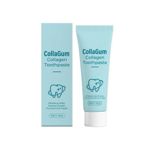 Collagum Toothpaste Hydroxyapatite Deep Cleansing Removal Yellow Stains Reducing Bad Breath Oral Freshing Teeth Mint Toothpastes