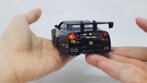 Diecast Miniatur Mobil - Nissan GTR R35 Skala 1:32 Diecast Alloy Logam Mobil Mainan Terdapat Lampu dan Suara - Mobil Pajangan Miniatur Mobil JDM Hitam Merah Putih 1/32 1/24 - Lazada