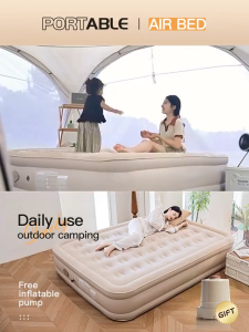40cm/ 25cm Automatic inflatable bed Foldable inflatable airbed with Electric Pump Double mattress