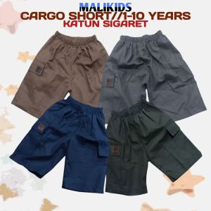 Celana Pendek Anak Celana Cargo Pendek Anak Laki Laki usia 1-10 tahun Bahan Katun sigaret