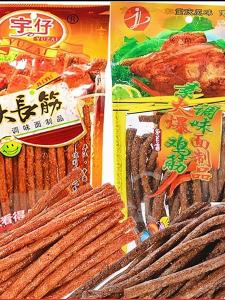 Classic Childhood Memory Spicy Chicken Tendon Snack Large Pack 172g Nostalgic Retro Flavor Bean Paste Snack from China