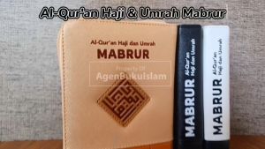 Al Quran Rasm Usmani Haji dan Umrah Mabrur A6 Cover Jaket Resleting Non Terjemah Waqaf dan Ibtida