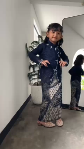 Setelan kebaya Wisuda Anak Perempuan / Kebaya Tunik Janggan FM / Kebaya Anak Modern / Baju Kebaya Brokat Payet