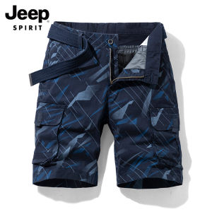 JEEP SPIRIT | Casual Lightweight Multi-pocket Loose Straight Cargo Shorts