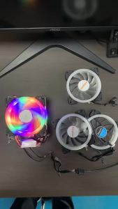 90MM 9025 Fan DC12V RGB Quiet Cooling Fan 90x90x25mm 3PIN/4PIN PC Computer Case Cooler Replacement Fan