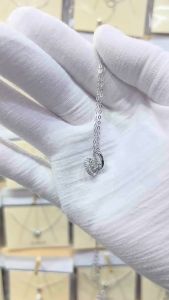 เพชรแท้ 100% Trumium✨1 กะรัต สร้อยคอกระดูกไหปลาร้าหรูหราเรียบง่ายและเบา สร้อยคอเงิน S925 สร้อยคอระดับไฮเอนด์สไตล์ฝรั่งเศสพร้อมใบรับรอง GRA