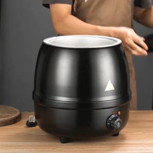 10 Liter Commercial Electric Soup Warmer Porridge Warmer with Spoon