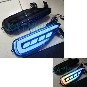 Lampu Reflektor LED RGB Bumper Belakang Mobil All New Fortuner