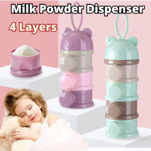 Multi Layers Baby Milk Storage Container for Travel Milk Dispenser for Baby Formula Storage Box Baby Food Storage Box