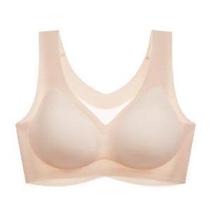 HUACHENGSHI | Áo ngực thể thao không dây Cool Sensation Ultra Thin mùa hè dành cho nữ ngăn ngừa chảy xệ không đường may kiểu vest áo ngực cotton