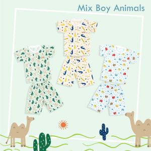 Setelan Chiyo Pendek size SML usia 1-3th