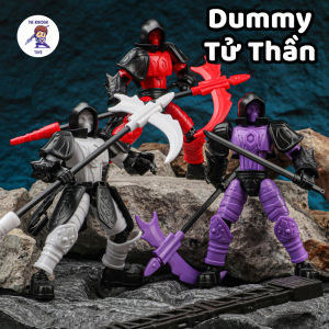 Đồ Chơi Mô Hình Hiệp Sĩ Tử Thần Dark Knight Dummy - Đồ Chơi Chiến Binh Có Kiếm Khiên Sưu Tầm Decor