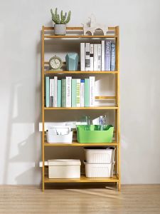 RRH Bookshelf Storage Rack 3/4/5 Layers Mobile Snack/Toy Trolley Desk Side Book shelf Office File Rack