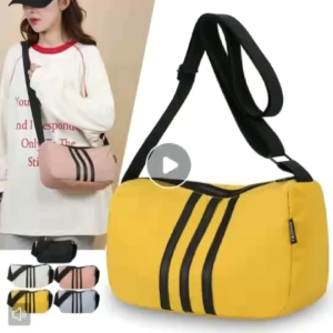 HY BAG #8176 FASHION WOMENS NYLON MATERIAL CROSSBODY BAG AND SHOULDER BAG WITH ADJUSTABLE STRAP