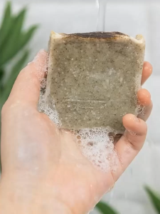 Tea Tree Soap. Green Tea Powder Tea tree Essential Oil. 🌿 Coconut oil Palm oil. Face and body soap. 100g