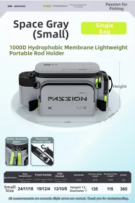 BENNUO | Multifunctional Lightweight Large Capacity Fishing Tackle Bag