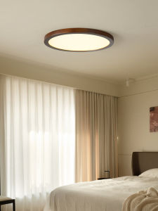 Ultra-Thin French Vintage Bedroom Ceiling Light Full Spectrum Eye-Protection Absorption Ceiling Lamp Study Room Light Main Bedroom Room Light