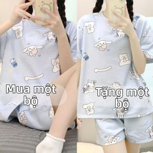 Bộ Đồ Ngủ Thoáng Mát Hình Cartoon Mới Cho Mùa Hè