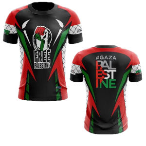 Free Palestine Short Sleeve T-Shirt: Loose Fit Summer Youth Fashion & World Peace Against War