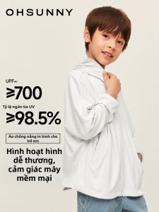 OHSUNNY | Áo Chống Nắng Trẻ Em In Hình Thú Vui Nhộn Chống UV Thoáng Khí