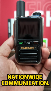 Free SIM Card OKARADIO R420 POC Radio Global 6000KM Call 4G LTE Two Way Radio Cellular Network Walkie Talkie Long Range
