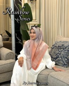 JILBAB JOURNEY RAINBOW SERIES 2 plat besi (FREE PAPER BAG)