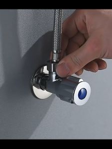 Triangle Valve Full Copper Thickness Cooling Hot Faucet 304 Stainless Steel Corner Valve Int
