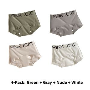 Seamless Wide-Band Hip-Hugging Ice Silk Briefs